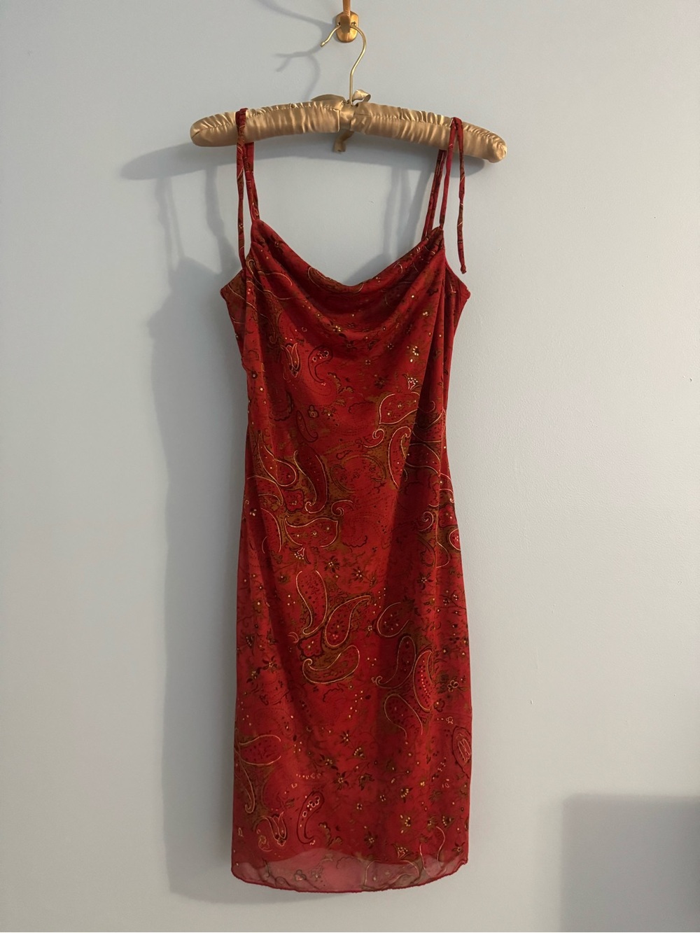vintage y2k byer too! mini dress size M fits adult XS cowl neck